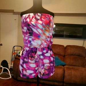 Bright Watercolored Romper